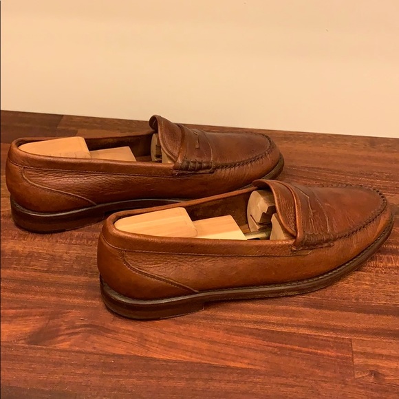 Coach Brown Leather Loafers - Picture 4 of 6